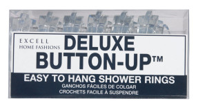 SHOWER CURTAIN RING CLEAR 12PK -  Gulf Port, MS
