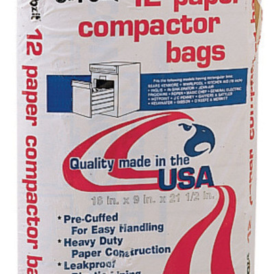 TRASH COMPACTOR BAGS PAPER 12PK -  Pascagoula, MS