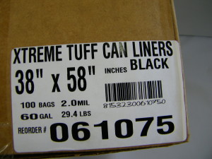 TRASH CAN LINER 38X58 CLEAR 100BX -  Pensacola, FL