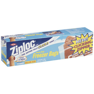 BAGS ZIP LOCK GAL. FREEZER 15CT -  Pensacola, FL