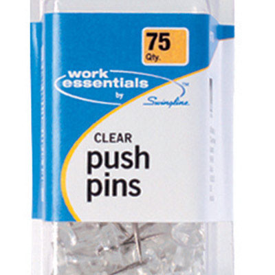 PUSH PINS CLEAR 75CT -  Pensacola, FL